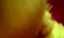 brunette girlfriend sucks cock swallows load face fucking pov close-up