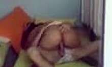 Teen Babe Rides Boyfriend's Hard Dick Aroused