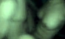 two lovers share intimate homemade moment