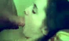 hot amateur babe eagerly sucks her bf’s thick rod