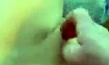 hot girlfriend used like a slut in a home made clip, tied up for oral and fingering fetish.