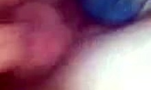 amateur girlfriend's shaved pussy pounded hard by cock