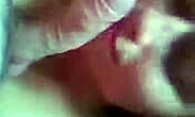 Irresistible brunette teen 18+ girlfriend sucks cock in homemade POV clip