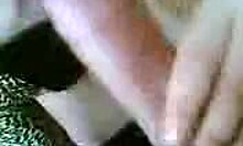 Boyfriend's Slutty GF Sucks His Cock with Ball Licking!