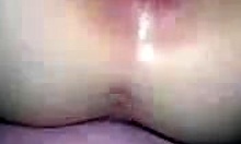 Watch me fuck my girlfriend's ass hard in this POV clip!