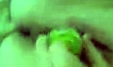 Cucumber Insertion Makes Her Moan with Extreme Pleasure