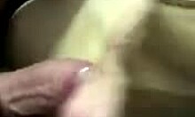 Petite blonde amateur girlfriend sucks and swallows boyfriend's cum in pov