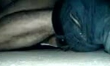 Amateur Brunette in White Socks Gets Blowjob and Missionary Fuck