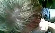 Passionate teen 18+ contrasts sloppy blowjob with ball licking and cum in mouth