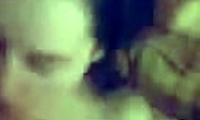 hot amateur babe eagerly sucks her bf’s thick rod