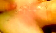 girl fingers herself while throat gets fucked