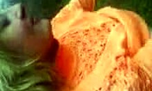 Russian gf gets her wet twat pounded outdoors