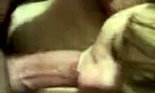 Petite blonde amateur girlfriend sucks and swallows boyfriend's cum in pov