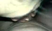 Girlfriend with juicy hairy pussy sucks guy's cock passionately