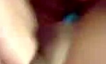 Wow! Amateur GF Fingering Her Shaved Pussy in POV