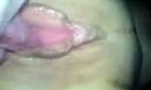 flabby pussy lips hottie getting fingered and fucked close-up 😈