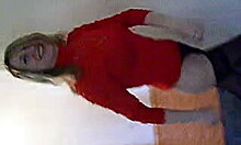 Black stockings blonde milf, are you being naughty?