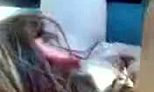 Russian Policemen Receive Blowjobs in Car