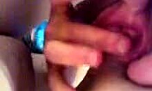 Wow! Amateur GF Fingering Her Shaved Pussy in POV