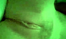 Aroused Hottie Masturbates Trimmed Hole