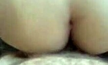 Dark-haired amateur rides cock hard in the wild outdoors