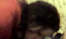 Voyeur captures his best friend deepthroating his girlfriend's cock in homemade footage