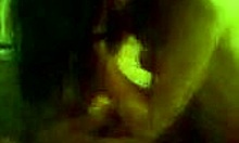 brunette beauty with small tits and long hair rides huge dick on camera