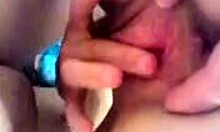 Wow! Amateur GF Fingering Her Shaved Pussy in POV