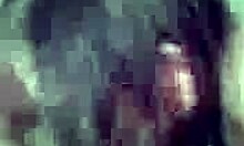 The attractive russian girlfriend blows the hot stud's hard dick in private pov, licking balls.