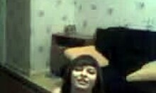 Home made clip amateur babe taking off her lingerie