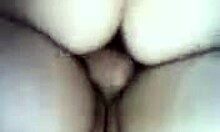 Girlfriend with huge tits rides a hard schlong