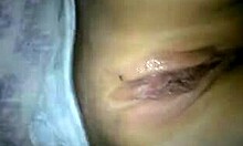 i'm fingering this extremely wet shaved pussy close-up from pov, it's gaping so much