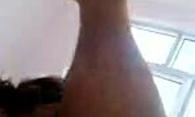 fuckable amateur girlfriend gives blowjob to boyfriend in home video, sucking his cock orally