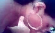 Amateur brunettes share cocks in hot session