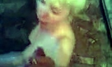 Short Haired Blonde Ex Girlfriend in Amateur POV Blowjob Clip