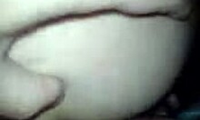 boyfriend slams his cock into girlfriend's wet shaved pussy in bedroom