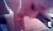 Amateur brunettes share cocks in hot session