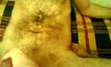 Busty amateur brunette sucks big cock then takes wild anal