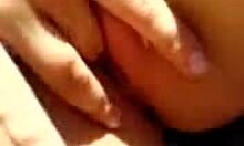 i watch my naughty babe masturbate on the beach