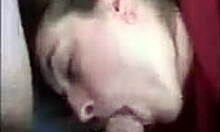 Gorgeous amateur cutie enjoys oral and facial in clothed setting