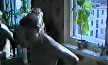 naughty young couple bangs hard with amateur sex in their bed