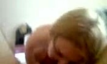 Mature Blonde Babe Feels Wild Sucking Her Lover's Big Russian Schlong