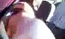 Russian Policemen Receive Blowjobs in Car