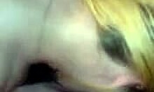 Naughty Blonde GF Feels Every Inch While Deepthroating Boyfriend’s Cock