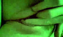 Aroused Hottie Masturbates Trimmed Hole