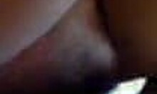 Naughty girlfriend moans as her hairy pussy gets penetrated on bed