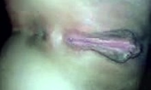 Filming my girlfriend at home, she fingers her wet pussy in stockings