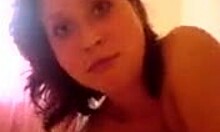 Cock hungry amateur hottie says, 'I want to swallow your hard dick' in bedroom POV