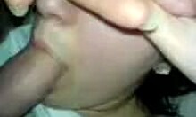 yo, my shy girlfriend is licking my long cock right now!