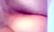 Girlfriend SPREADS her SHAVED PUSSY and ASSHOLE in HOMEMADE CLIP for ME!